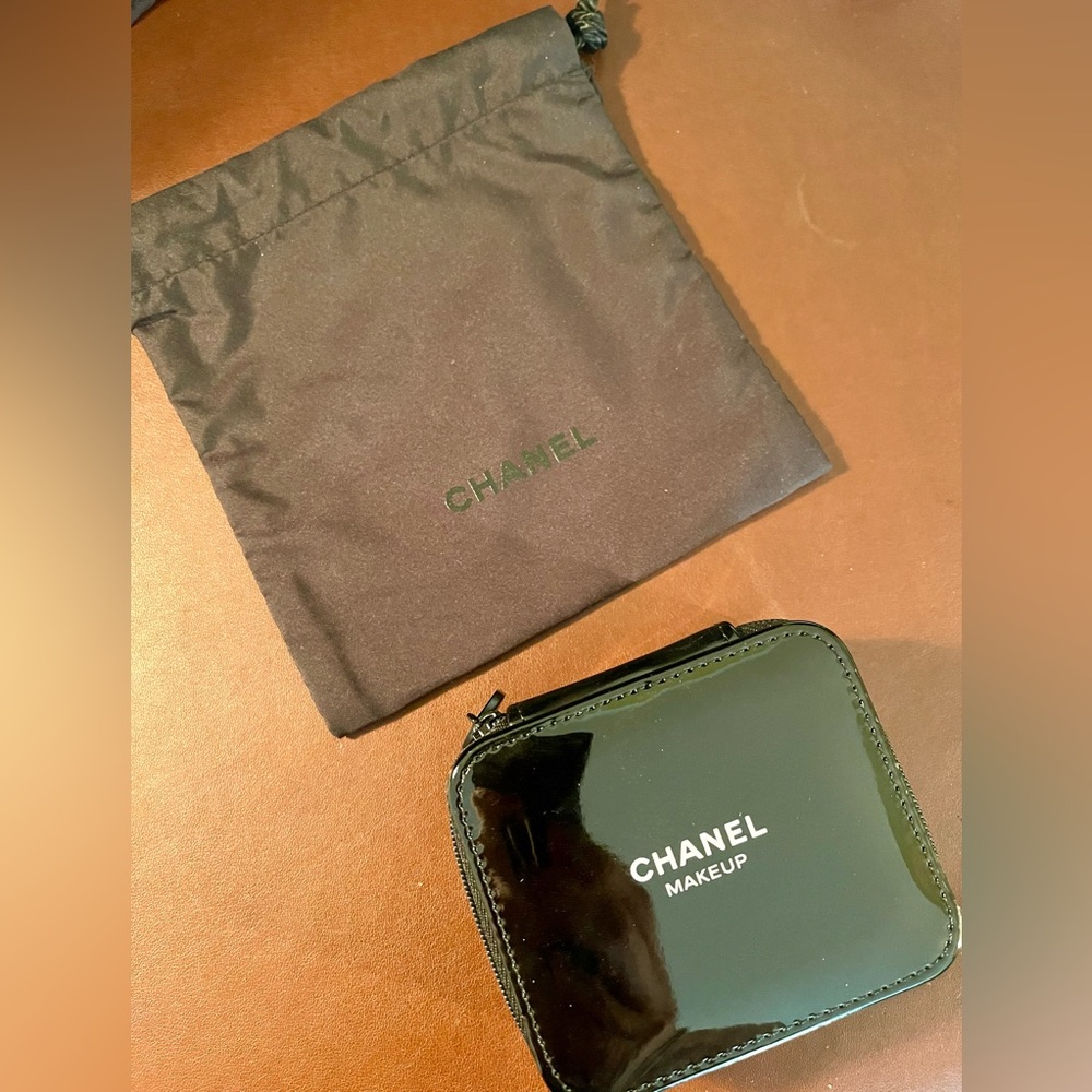 Chanel makeup carrying case and storage bag. New without tags.